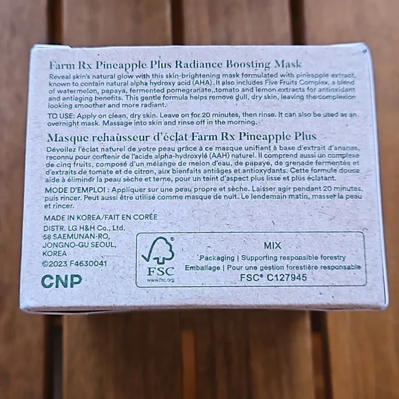 Farm X Vegan Pineapple Plus Brightening  Serum and Radiance Boosting Mask. NWT - Picture 3 of 6
